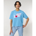 Cherry Love Boxy T-Shirt Aqua