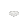 Dome Pave Ring Silber