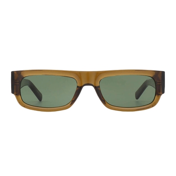 A.Kjaerbede Kaya aviator sunglasses in green marble transparent