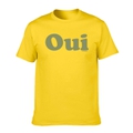 Oui Logo T-Shirt Gelb