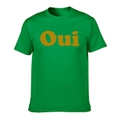 Oui Logo T-Shirt Dunkelgrün