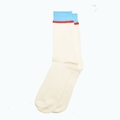 Weiss blau Streifen Socken Voila
