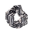 Animal Scrunchie Zebra Black White