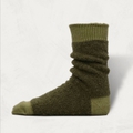 Baby Alpaca Socken Olive