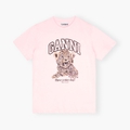 Leopard Relaxed T-Shirt Chalk Pink