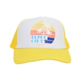 Beach Club Trucker Cap Yellow