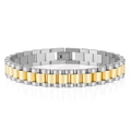 Uhrenarmband aus Edelstahl Gold/Silber