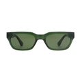 Bror Sonnenbrille Dark Green Transparent