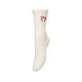 Bow Cotta Socken Birch White