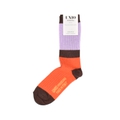 Calm Socken Lavender/Brown/Orange