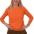 Cantal Knit Sweater Orange