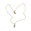 Halskette Dendriten Opal Gold