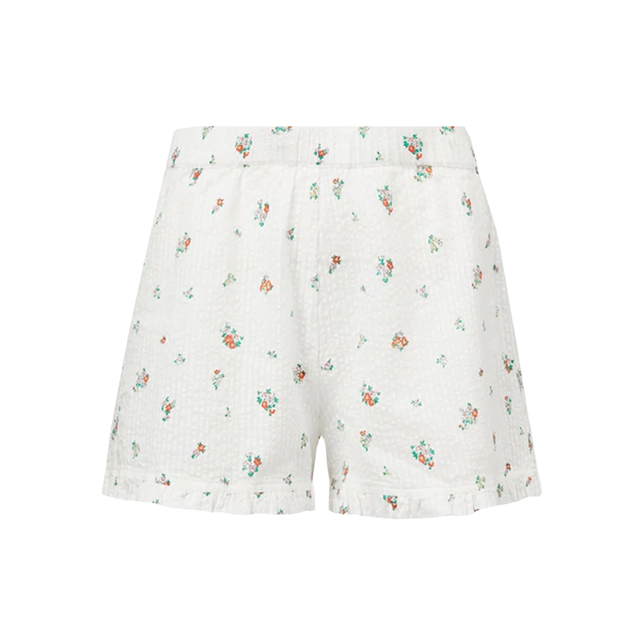 Enrica Frill Shorts White