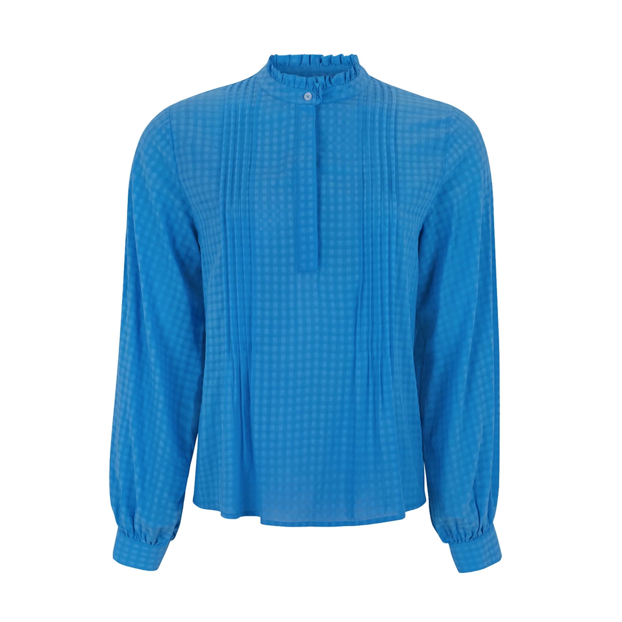 Fie Bluse Azure Blue