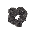 Glitter Scrunchie Black