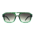 Kaya Sonnenbrille Green Marble Transparent