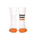 Reversible Socks White Orange