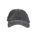 Sand Washed Cap Black