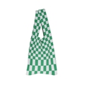 Savoy Checker Bag Green White