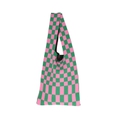 Savoy Checker Bag Pink Green