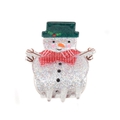 Haarklammer Schneemann Glitter