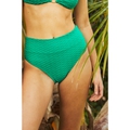 Seaweed Wave Bikini Bottom Green