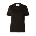 Essential V-Neck T-Shirt Black