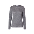 Wola Langarmshirt Steel Gray Melange