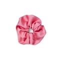 Solid Thick Satin Scrunchie Hot Pink