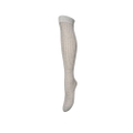 Uma Kniesocken Light Grey Melange