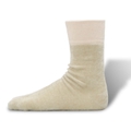 Velour Style Socken Beige