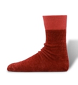 Velour Style Socken Red