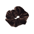 Velvet Scrunchie Dark Brown