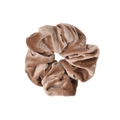 Velvet Scrunchie Light Brown