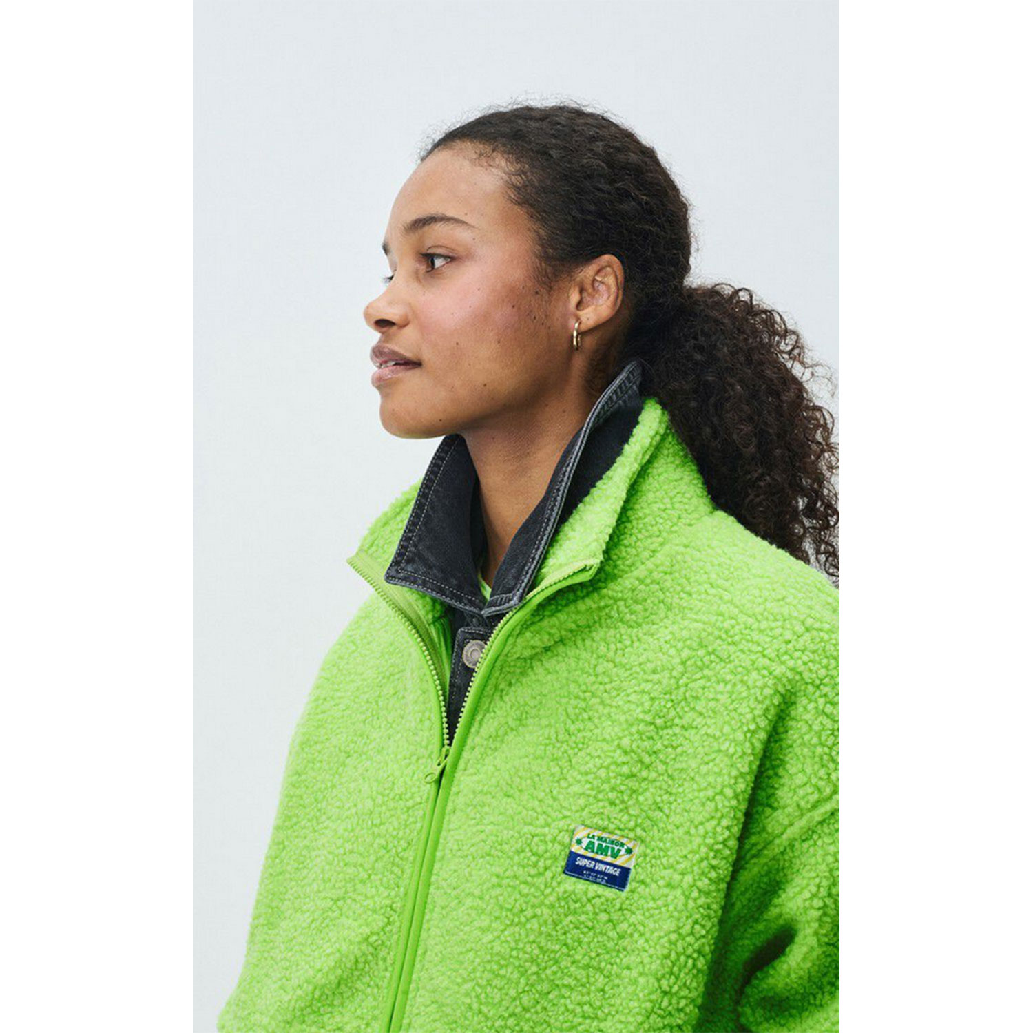 Hoktown Fleecejacke Granny Melange von American Vintage